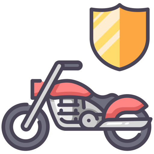 Мотоцикл MaxIcons Lineal color иконка