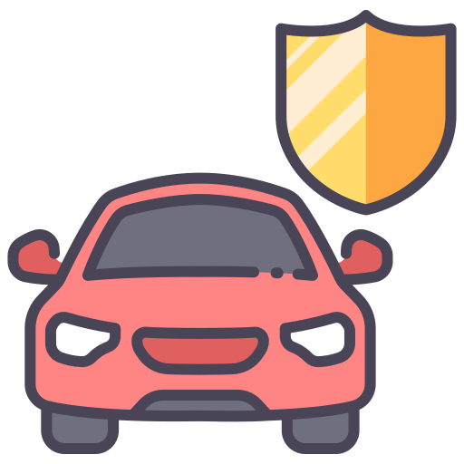Car insurance MaxIcons Lineal color icon