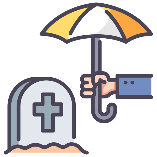 Life insurance MaxIcons Lineal color icon
