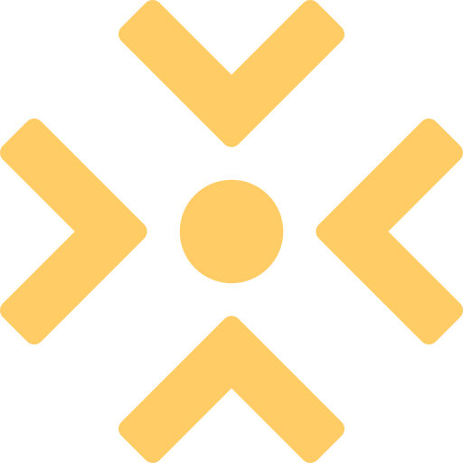 中心への矢印 Generic Circular icon