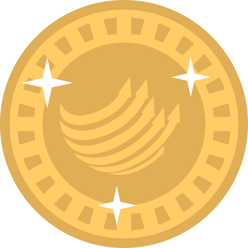 Cryptocurrency Creative Stall Premium Flat icon