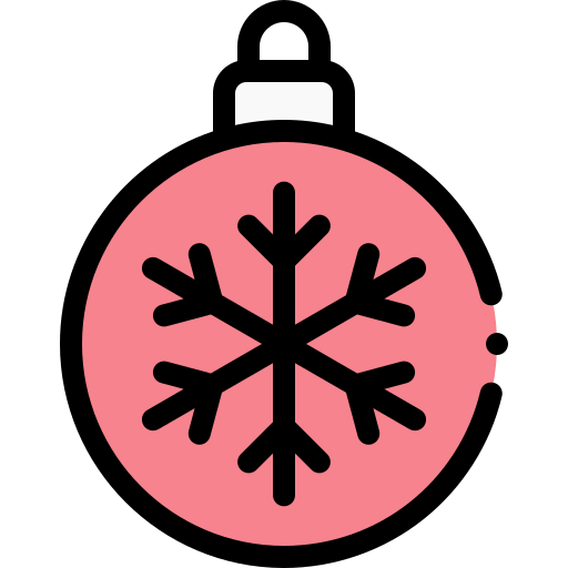 クリスマスボール Detailed Rounded Lineal color icon