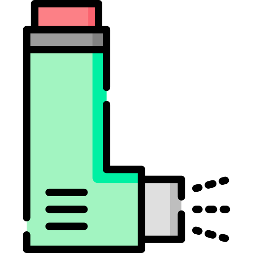 inhalador Special Lineal color icono