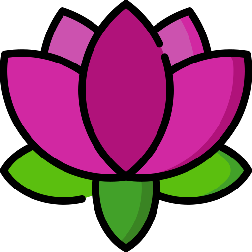 lotus blume Special Lineal color icon