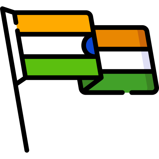 bandera india Special Lineal color icono