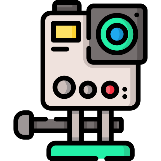 cámara de acción Special Lineal color icono