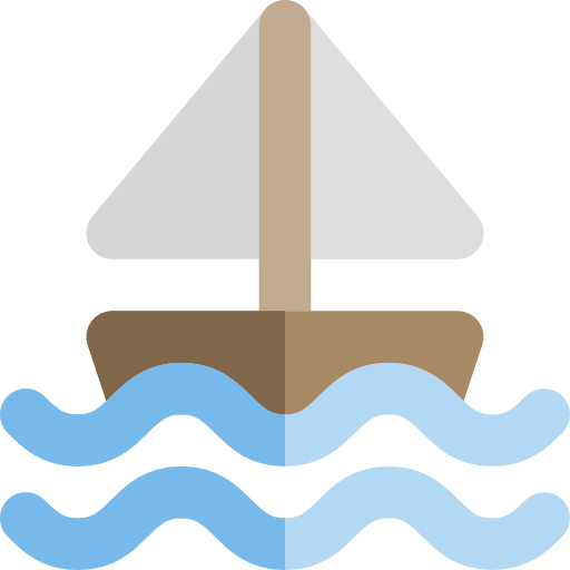 Sailing Basic Rounded Flat icon