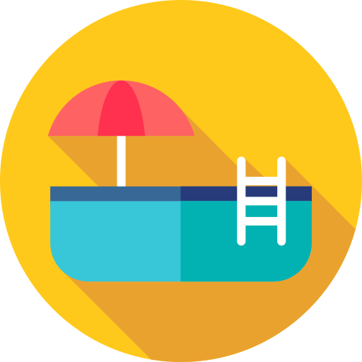 水泳 Flat Circular Flat icon