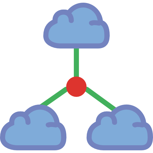 cloud computing Basic Miscellany Flat icon