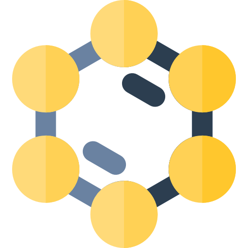 Молекулярный Basic Rounded Flat иконка