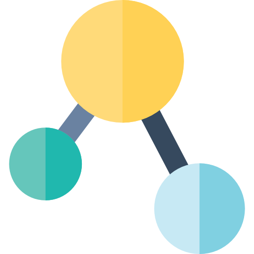 분자 Basic Rounded Flat icon