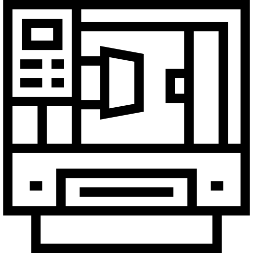 산업용 로봇 Detailed Straight Lineal icon