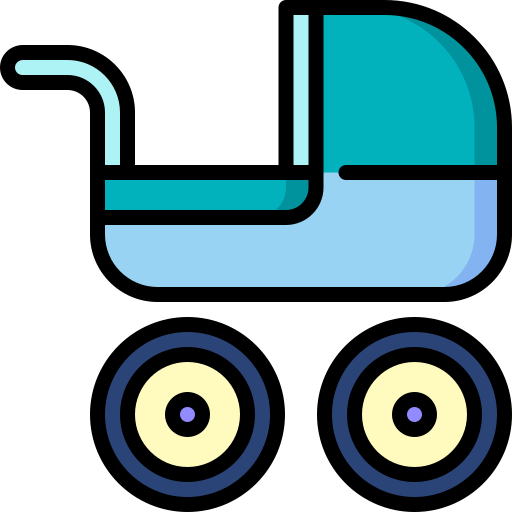 carrinho de criança Special Lineal color Ícone