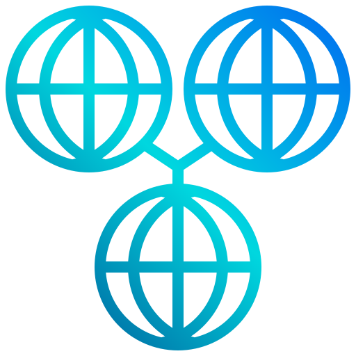 世界 xnimrodx Lineal Gradient icon
