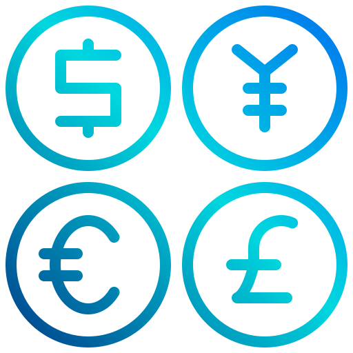 Currency xnimrodx Lineal Gradient icon