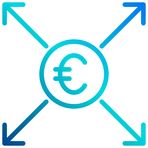 Евро xnimrodx Lineal Gradient иконка