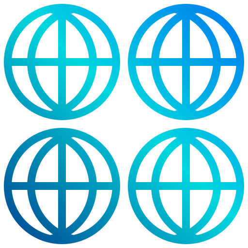 世界的に xnimrodx Lineal Gradient icon