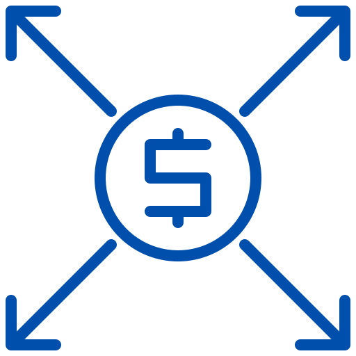 Dollar xnimrodx Blue icon