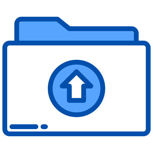 Upload xnimrodx Blue icon