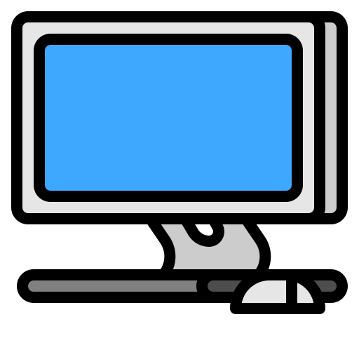 computadora Ultimatearm Lineal Color icono