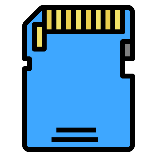 Sd card Ultimatearm Lineal Color icon