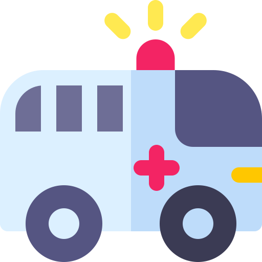 ambulance Basic Rounded Flat Icône