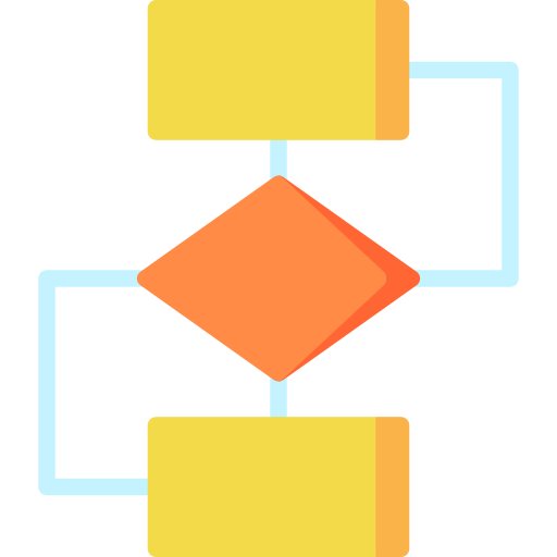 diagrama de flujo Special Flat icono