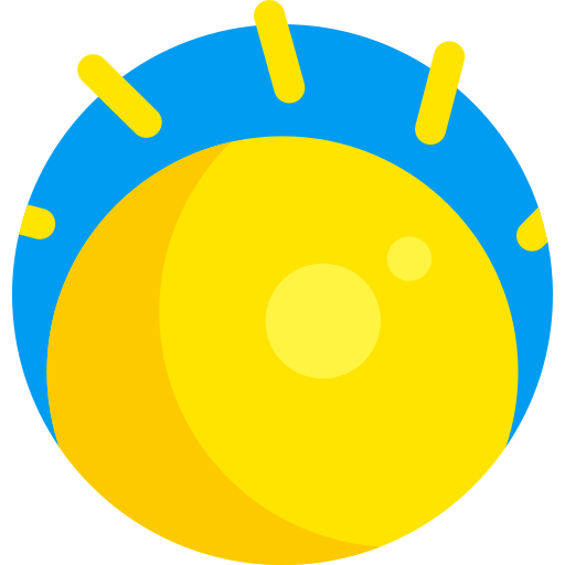 Sunny Detailed Flat Circular Flat icon