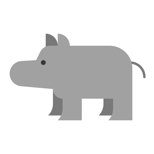 rinoceronte Generic Flat Ícone