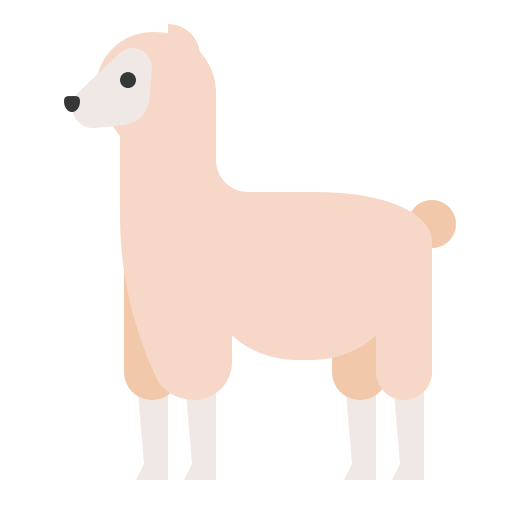 alpaca Generic Flat icoon