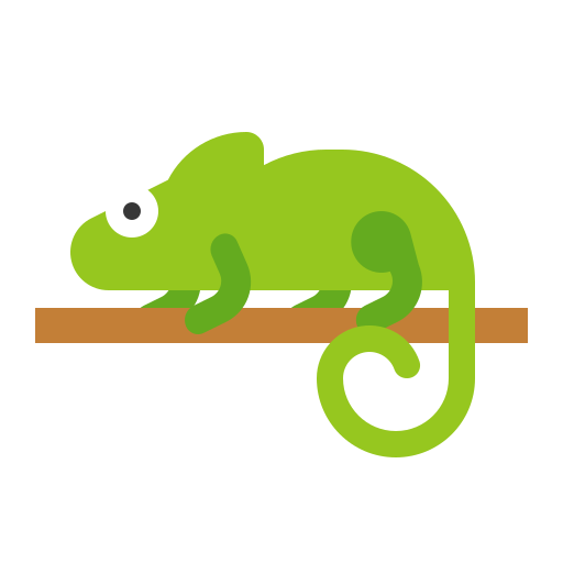 camaleón Generic Flat icono