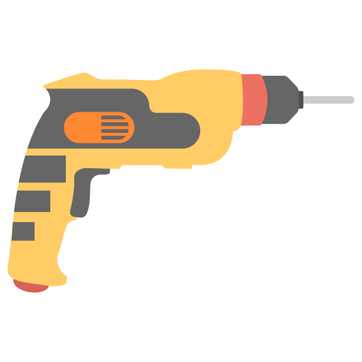 Hand drill Creative Stall Premium Flat icon