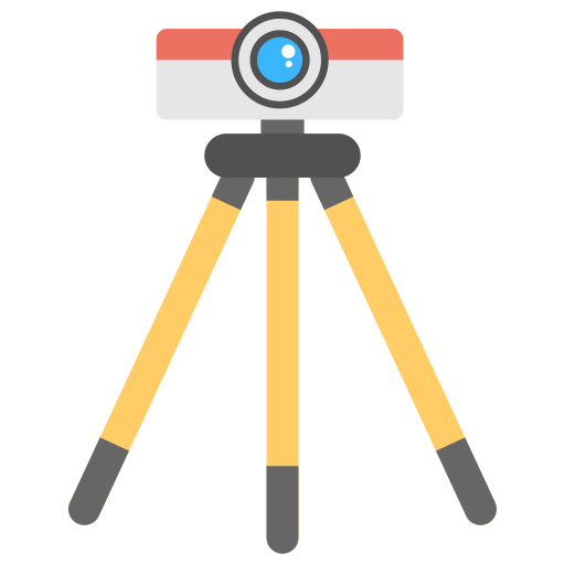 Theodolite Creative Stall Premium Flat icon