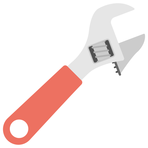 Wrench Creative Stall Premium Flat icon