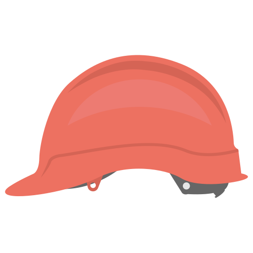 Hard hat Creative Stall Premium Flat icon