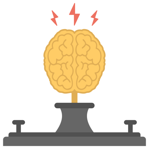 brainstorming Creative Stall Premium Flat icon