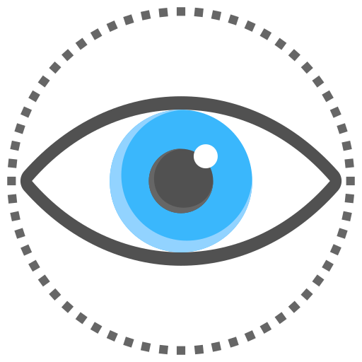Eye Creative Stall Premium Flat icon