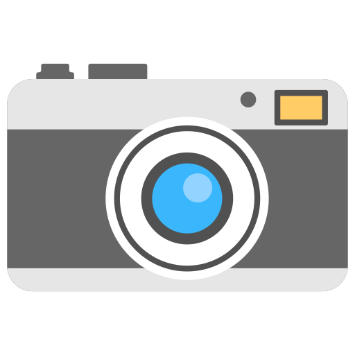 Photo camera Creative Stall Premium Flat icon