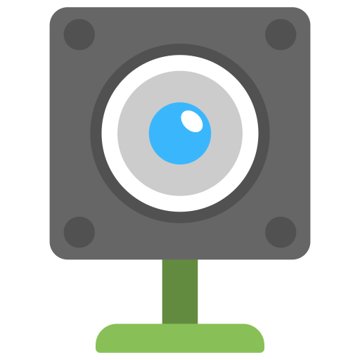 ウェブカメラ Creative Stall Premium Flat icon