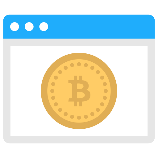 Online money Creative Stall Premium Flat icon