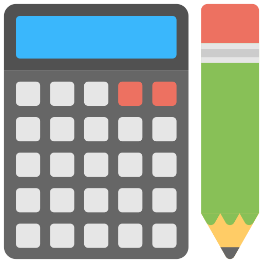 Calculation Creative Stall Premium Flat icon
