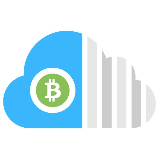 Cloud mining Creative Stall Premium Flat icon