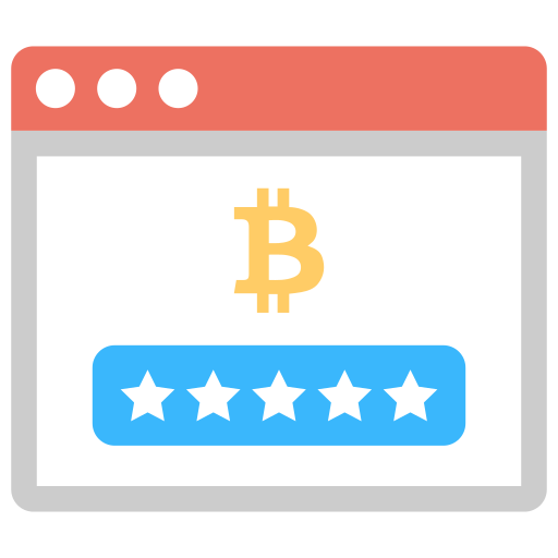 Bitcoin encryption Creative Stall Premium Flat icon