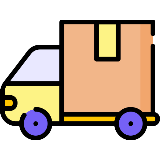 배달 트럭 Special Lineal color icon
