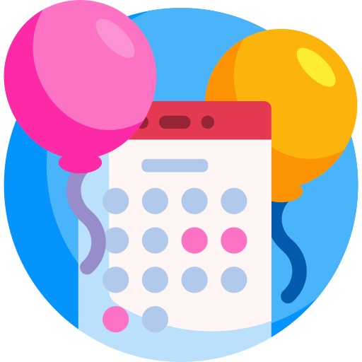 Event Detailed Flat Circular Flat icon