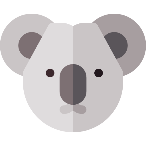 koala Basic Rounded Flat Icône