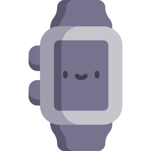 zegarek na rękę Kawaii Flat ikona