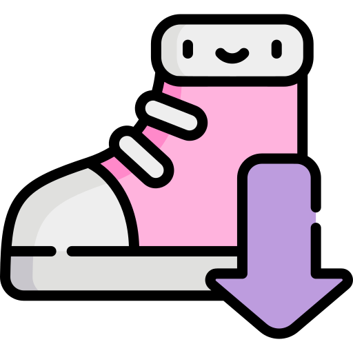 sneaker Kawaii Lineal color icon