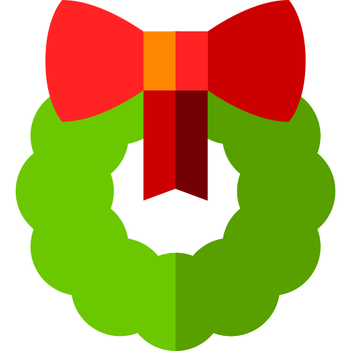Wreath Basic Straight Flat icon