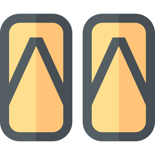 草履 Basic Straight Flat icon